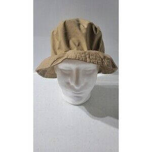 Vintage Columbia Gore-Tex Fisherman Bucket Boonie Hat One Size Beige Tan Made US